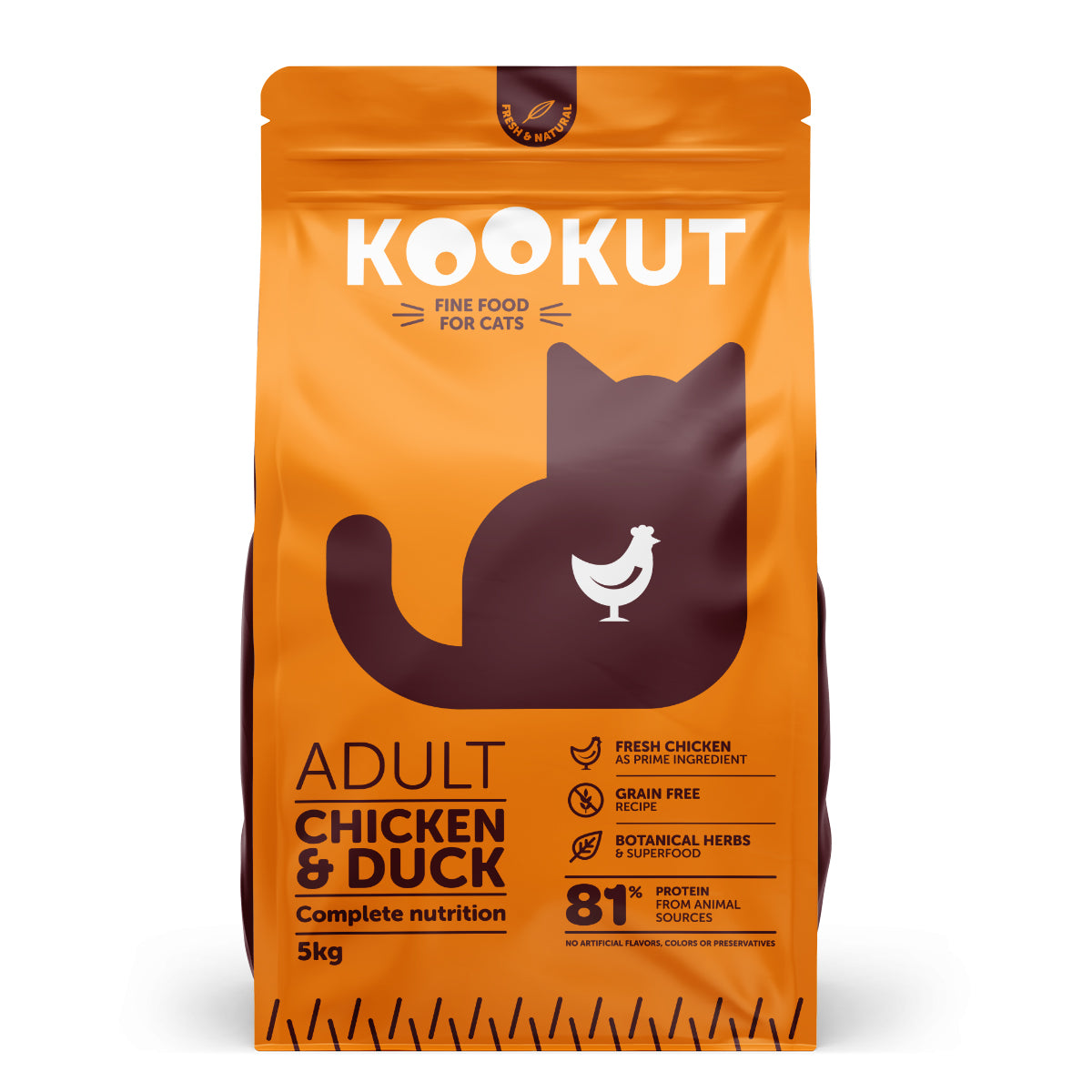 Chicken & Duck Dry Food for Cat