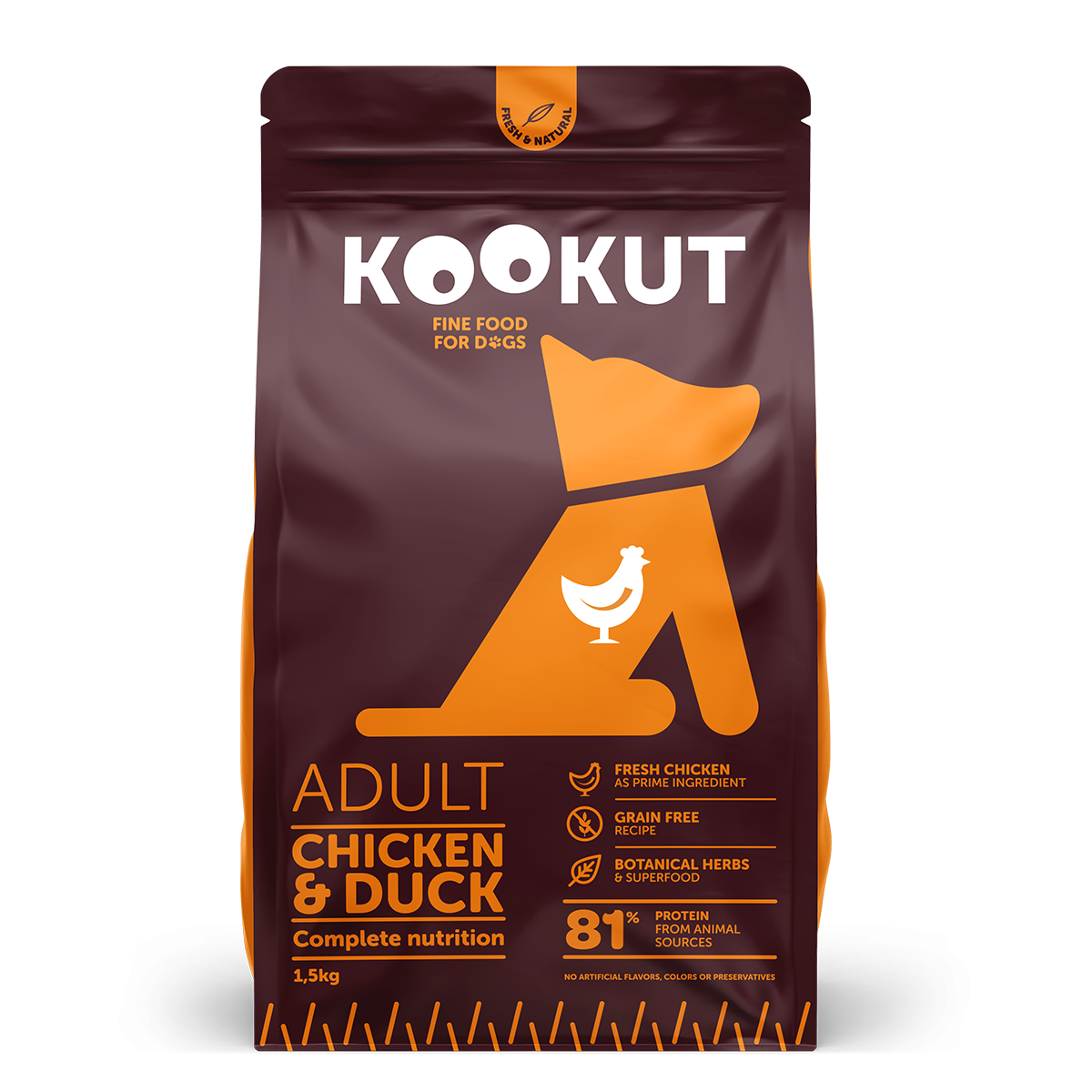 Chicken & Duck Dry Food for Dog