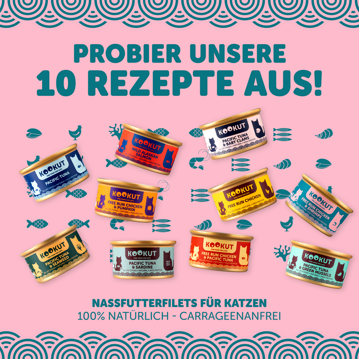 Probierset Nassfutter für Katzen