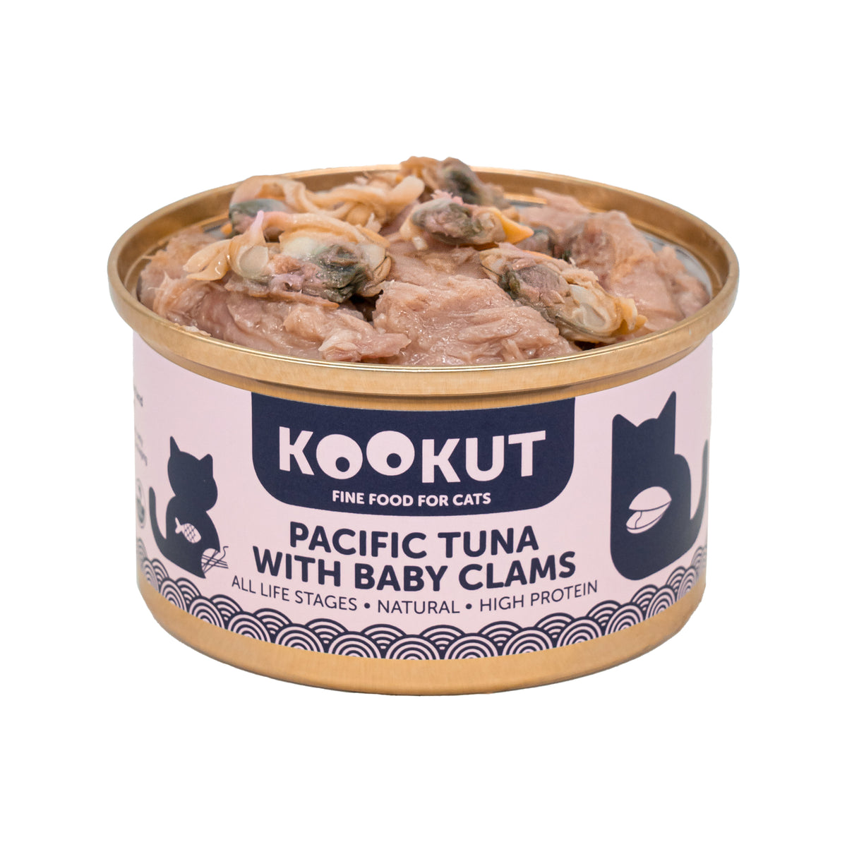 Pazifik-Thunfisch & Venusmuscheln – Natural