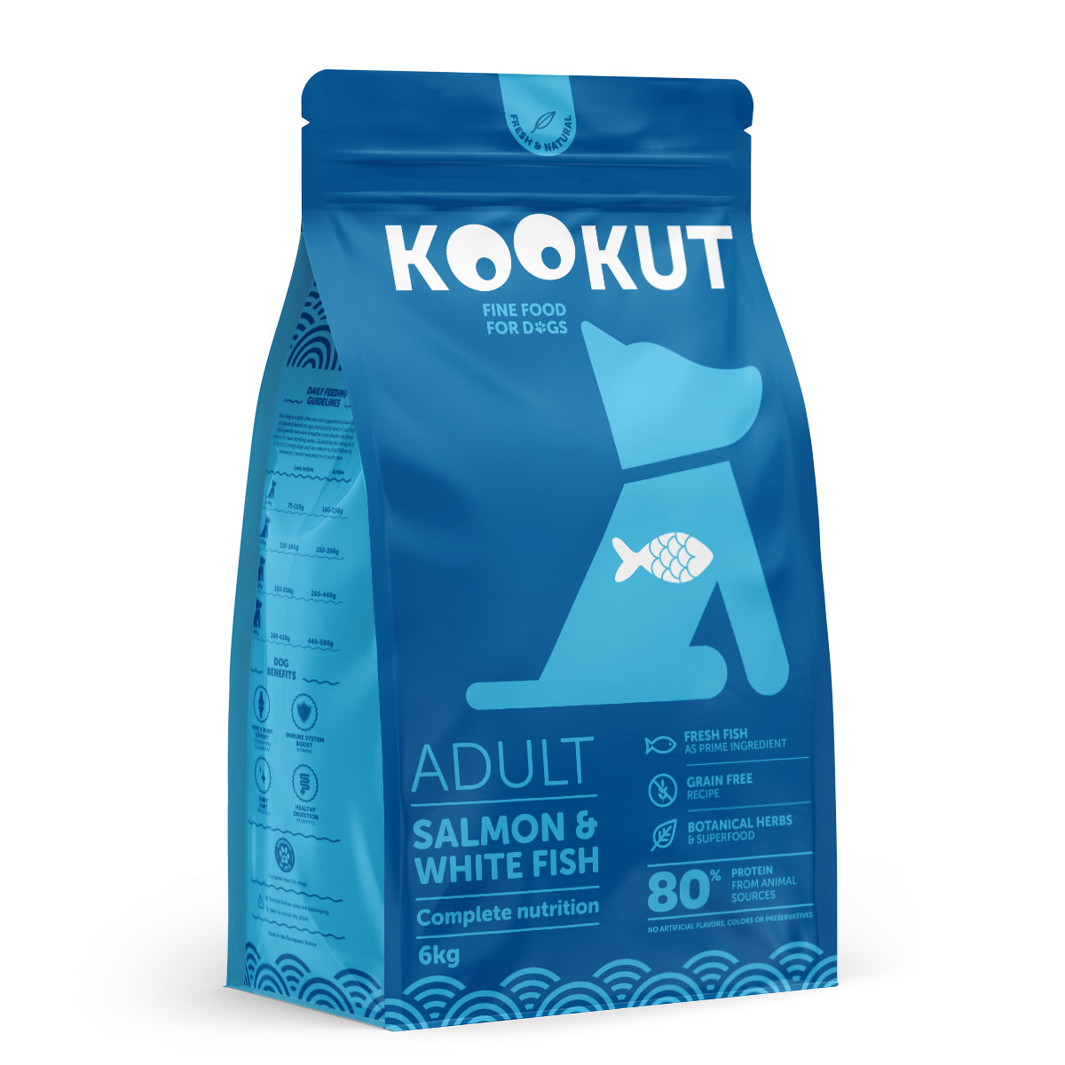 Salmon & White Fish Dry Food for Dog