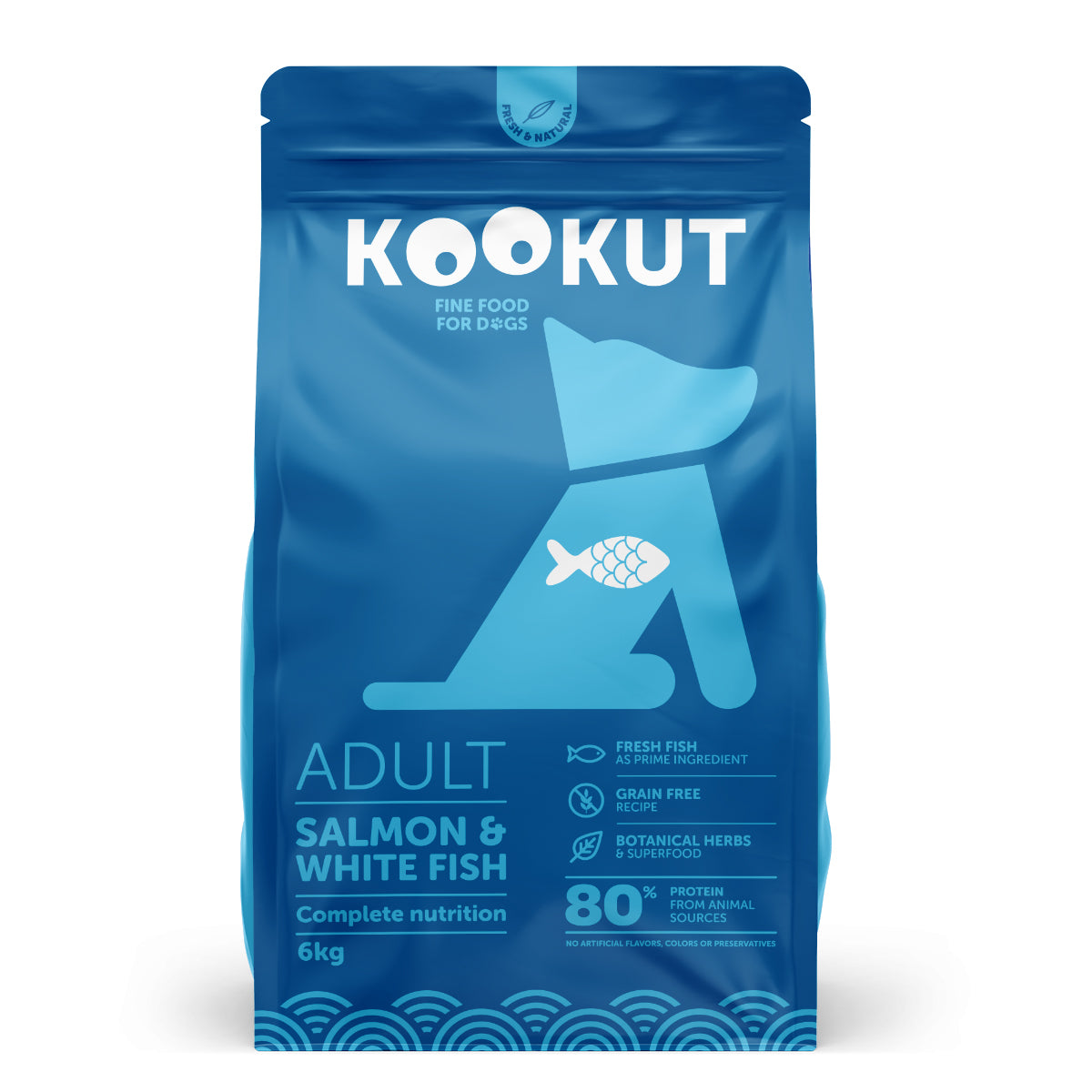 Salmon & White Fish Dry Food for Dog