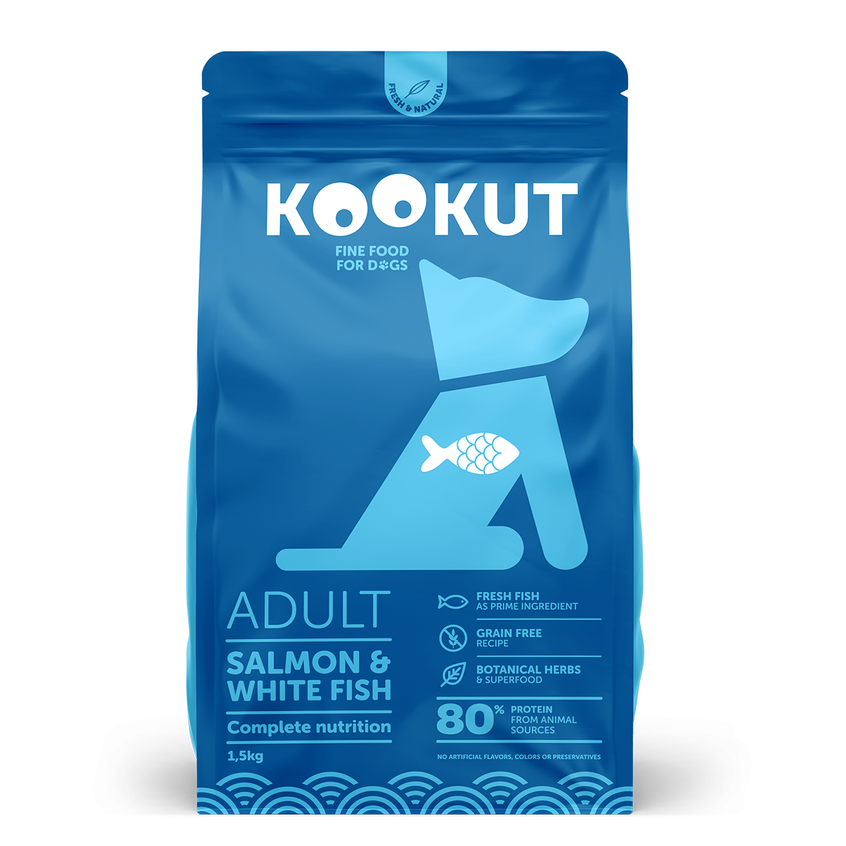 Salmon & White Fish Dry Food for Dog