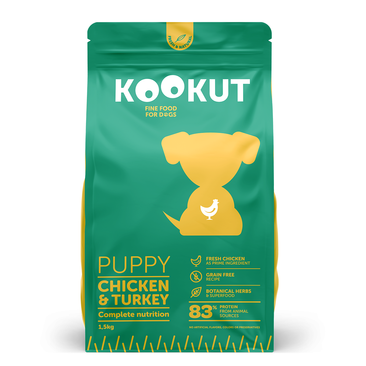 Chicken & Turkey Dry Food for Puppy